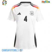 Camisa de time de futebol Alemanha Jonathan Tah #4 Replicas 1º Equipamento Europeu 2024 Manga Curta